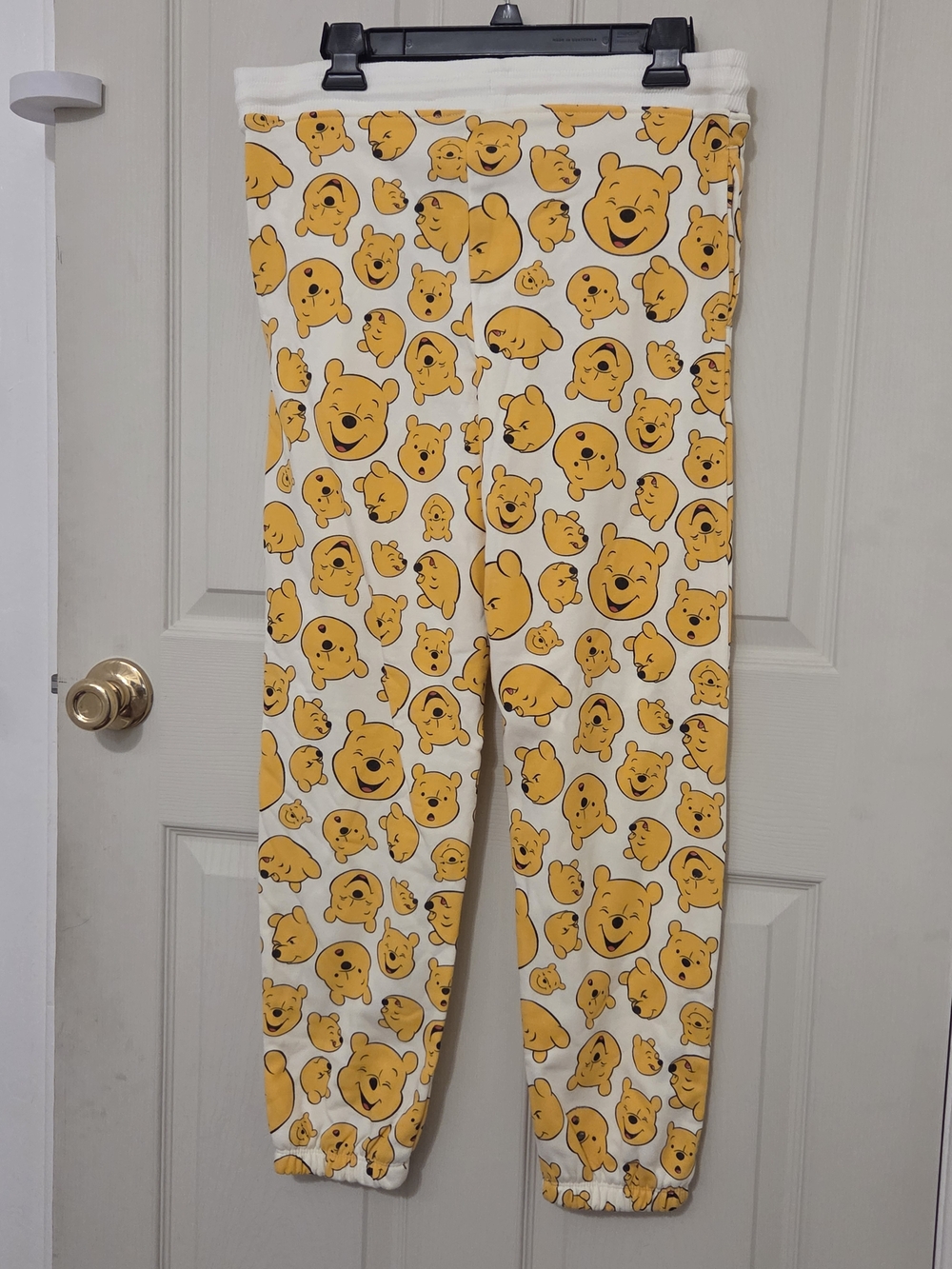 Disney Winnie the Pooh Cream and Yellow Jogger Pants - Picture 2 of 5